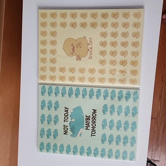 Brand new set of Design by Mina Draco & Ducky notebook - Picture 3 of 14